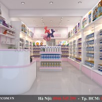 Thiết Kế siêu thị Sữa Hiền Trang - Đồng Nai